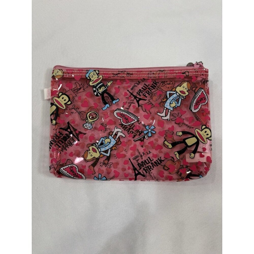 Paul Frank Julius And Friends Zipper Pouch 7” X 5”